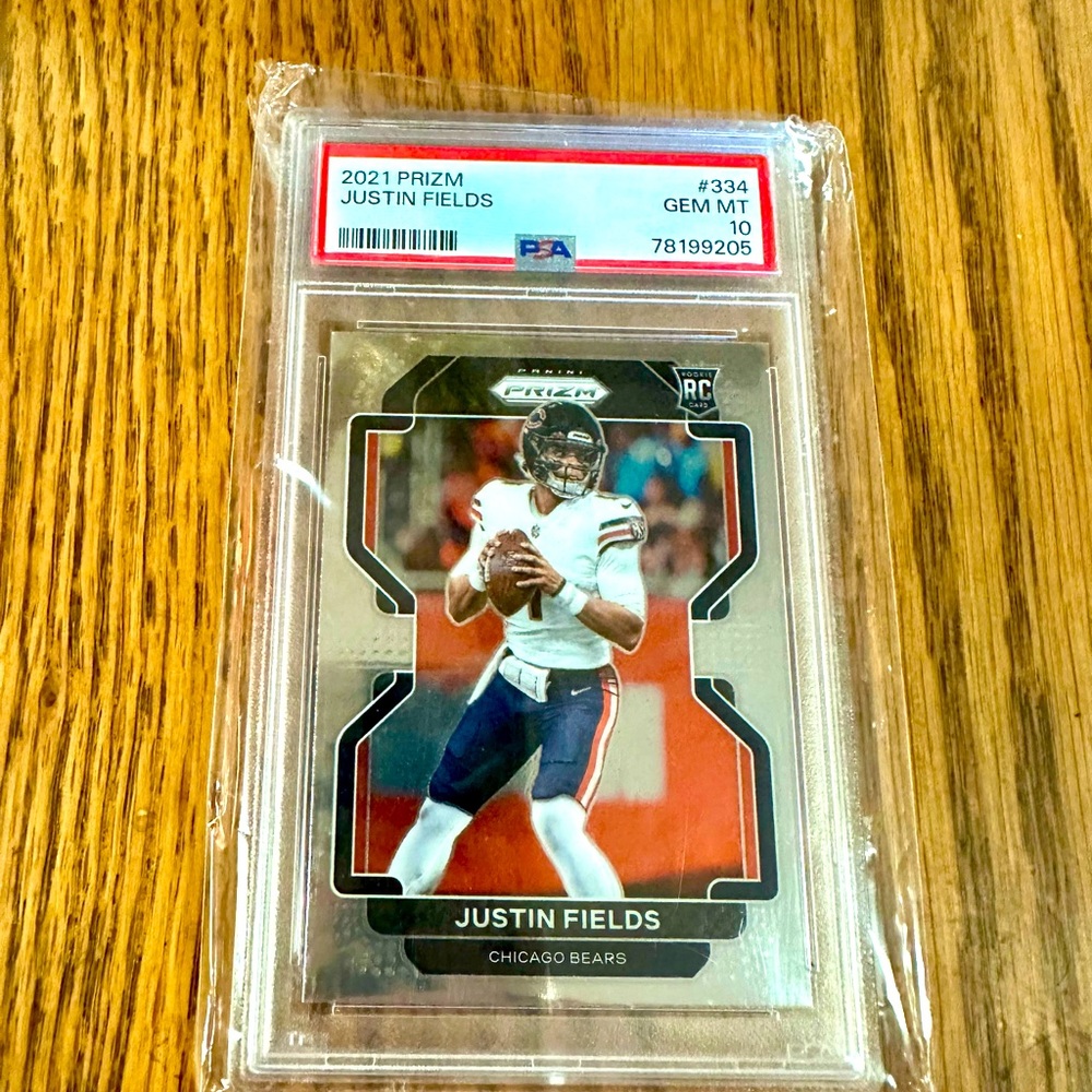Justin Fields Trading Card